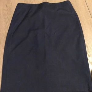 Navy skirt